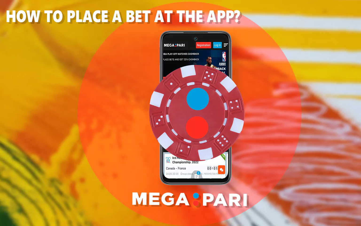 A short guide on how to place a bet in the Megapari app.