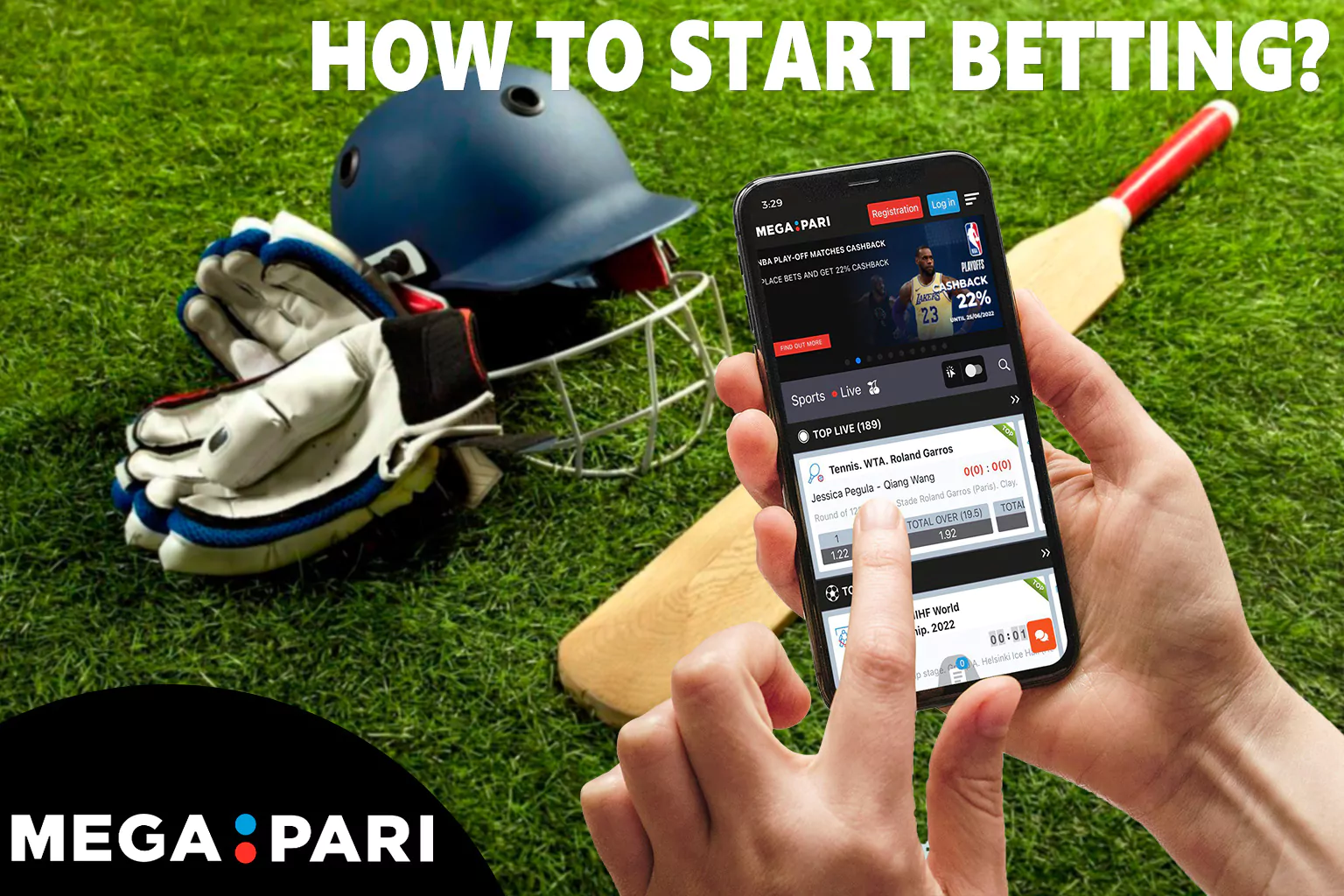 Start betting with Megapari Bangladash, create an account in just a few easy steps.